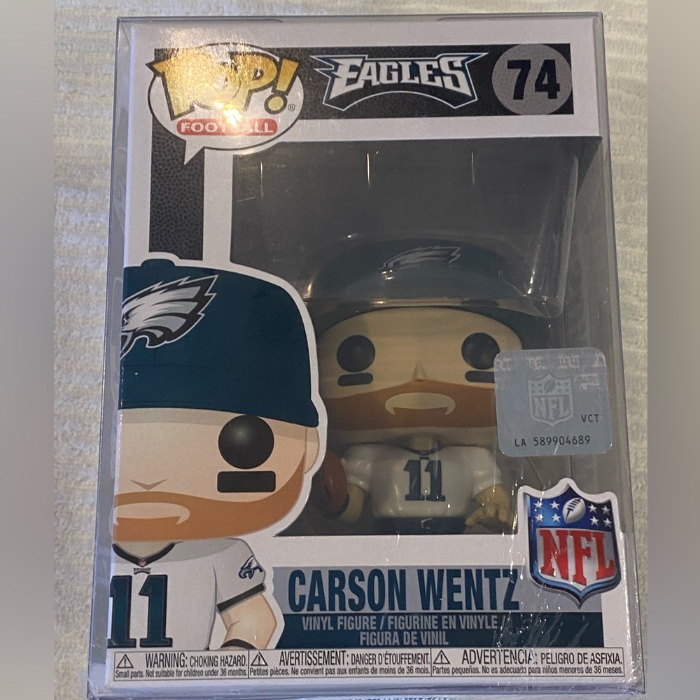 POP NFL NIB Carson Wentz Philadelphia eagles number 11.